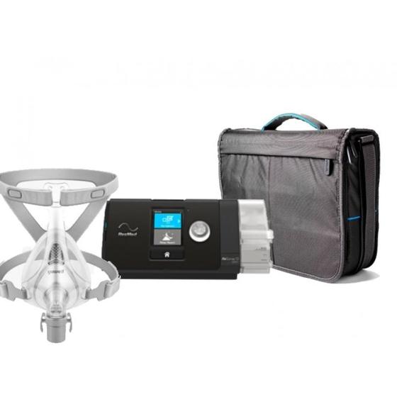 Imagem de CPAP Automático Airsense S10  - ResMed + Máscara YF-01 - Yuwell