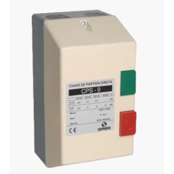 Imagem de CPS9-5CV Chave Partida Direta 5CV 6-9A 380V Soprano