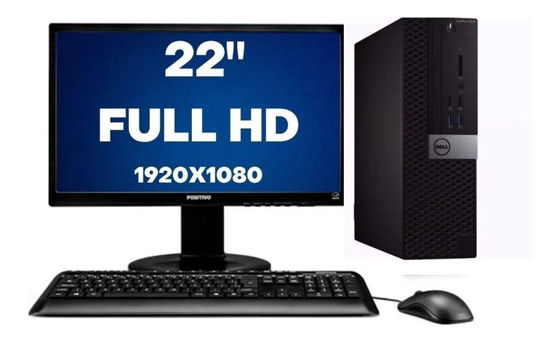 Imagem de Cpu Dell Optiplex 3040 Core I5 6g 8gb 240ssd Monitor 22 Fhd