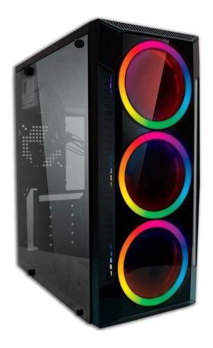Imagem de Cpu Gamer Pc Core I7 16gb Ram Ssd 480gb Vga Rx 580 8gb Led