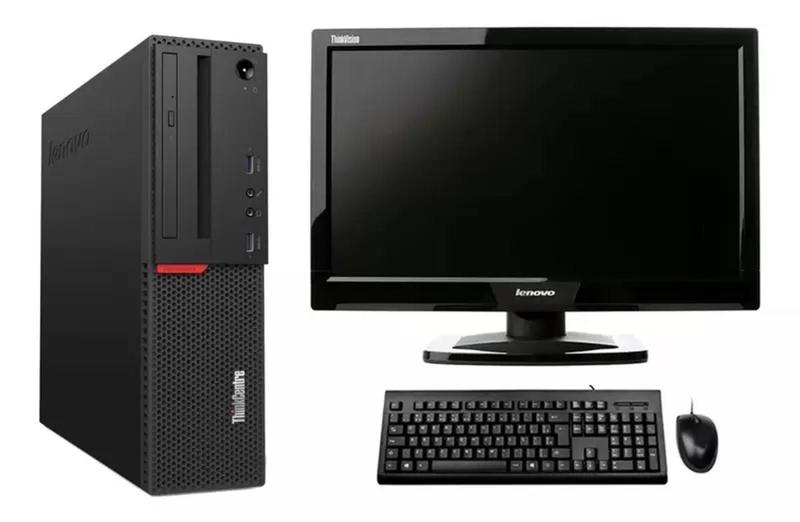 Imagem de Cpu + Monitor Lenovo M910s Intel Core I7 7ger 16gb 240gb Ssd