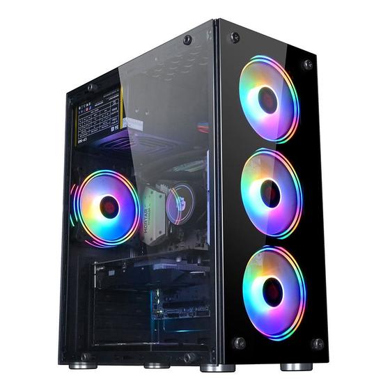 Imagem de CPU  PC gamer core i3 i5 i7 bilgisayar computador hardware & software desktop 
