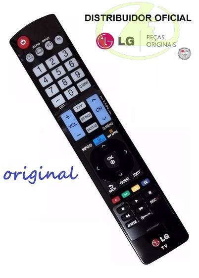 Imagem de Cr original lg akb73756524 mez64454201 serve todas tv smart lg sem 3d ld650 le5000 le8500 pk550 pk950