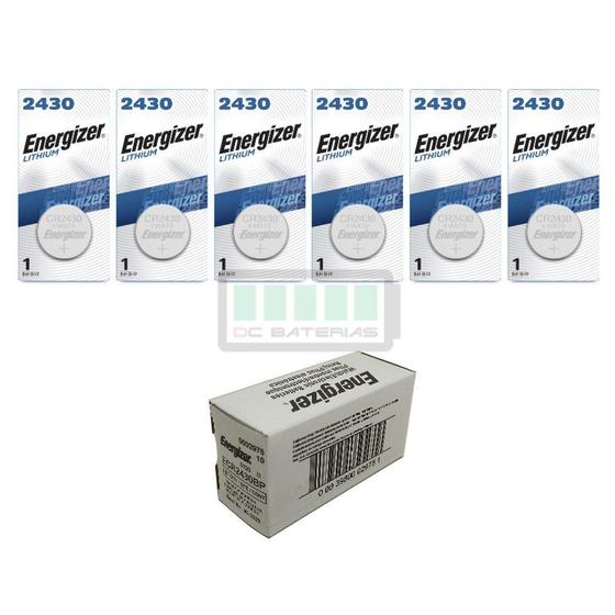 Imagem de CR2430 3V LITHIUM ENERGIZER / KIT  6 Baterias