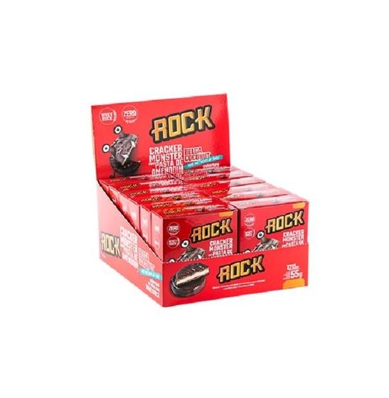 Imagem de Cracker Monster (Caixa 12 unid de 55g) - Sabor: Belga Coconut c/ Whey Rock