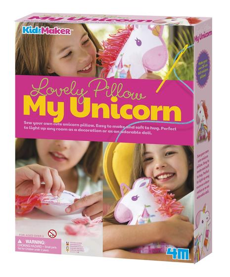 Imagem de Craft Kit 4M Make a Unicorn Travesseiro para crianças de 3 anos ou mais