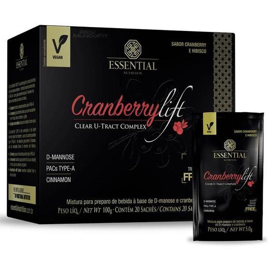 Imagem de Cranberry Lift 20 Sachês  Essential Nutrition