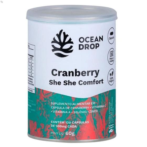 Imagem de Cranberry She She confort 500mg 120 Capsulas Ocean Drop