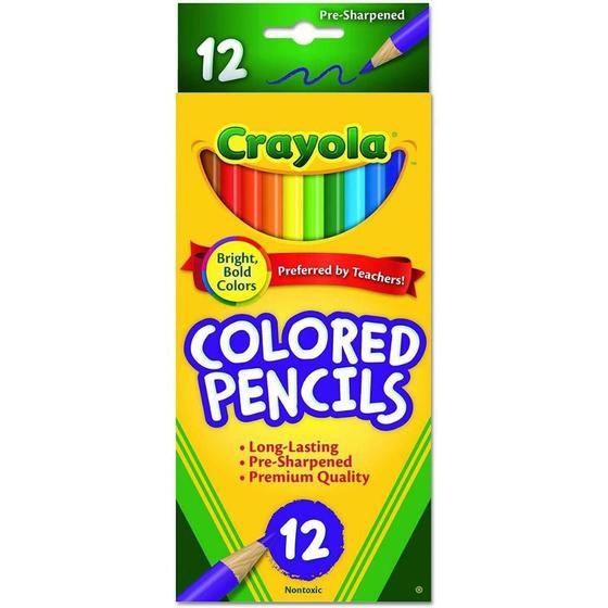 Imagem de Crayola - Lapis De Cor - 12 Cores - Macio E Não Tóxico