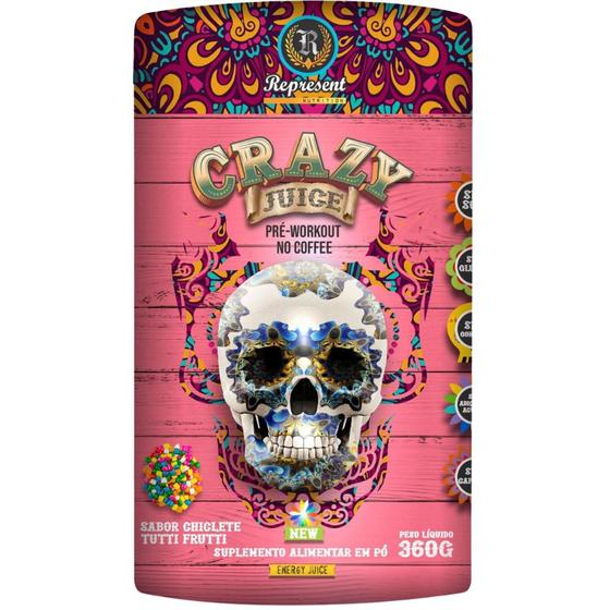 Imagem de Crazy Juice, Pré Workout No Coffee - Represent Nutrition