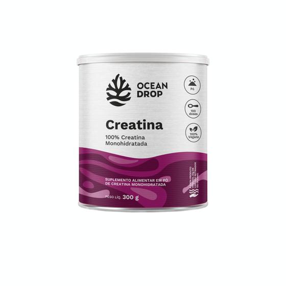 Imagem de Creatina 100% Monohidrata 300g Vegano - Ocean Drop