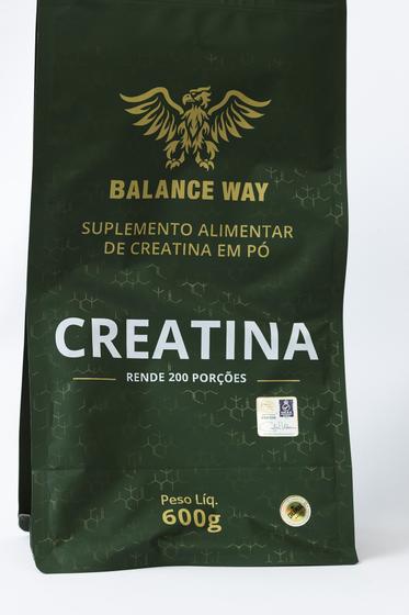 Imagem de CREATINA 100% PURA BALANCE WAY  - 600g  c/ CERTIFICAÇÃO FSSC22000