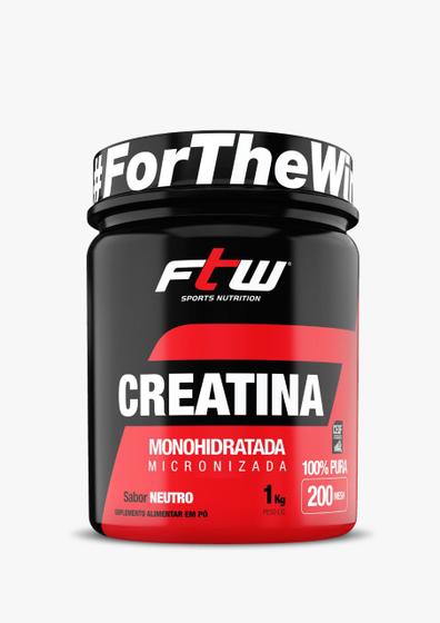 Imagem de Creatina 100% Pura Monohidratada Micronizada 1Kg  FTW