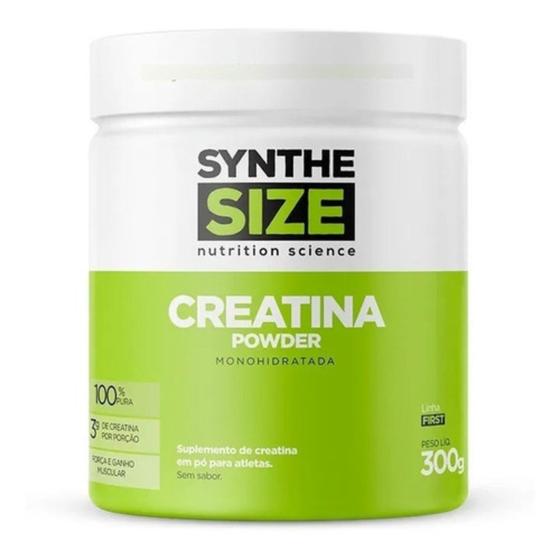 Creatina 300g Monohidratada 100% Pura Synthesize Original é boa?