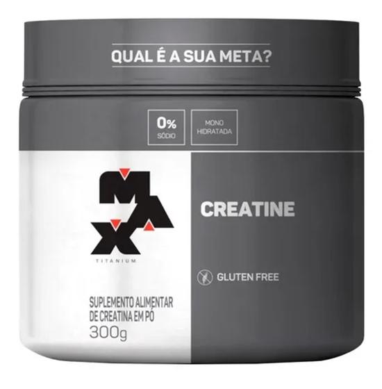 Creatina 300g Monohidratada Max Titanium Menor preço em Creatina 300g Monohidratada Max Titanium