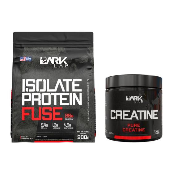 Imagem de Creatina 300g + Whey Isolate Protein Fuse 900g Dark Lab