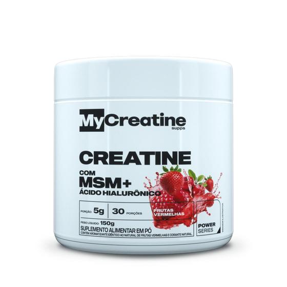 Imagem de Creatina + Ácido Hialurônico + MSM 150g MyCreatine Sabor Frutas Vermelhas