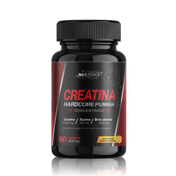 Imagem de Creatina Concentrada Monohidratada Beta Alanina Taurina 1500 mg Formula Avançada - Max Force