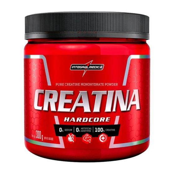 Imagem de Creatina Hardcore 300g Integral Médica (ORIGINAL)
