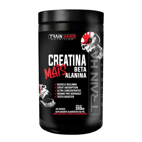 Imagem de Creatina Mais Beta Alanina 300g - Train Hard Nutrition