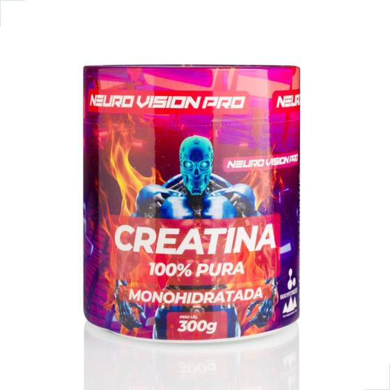 Imagem de Creatina Micronizada Monohidratada 300g Mesh 200 NEURO VISION PRO Energia Performance Avançada Potência Treinos Força Pu