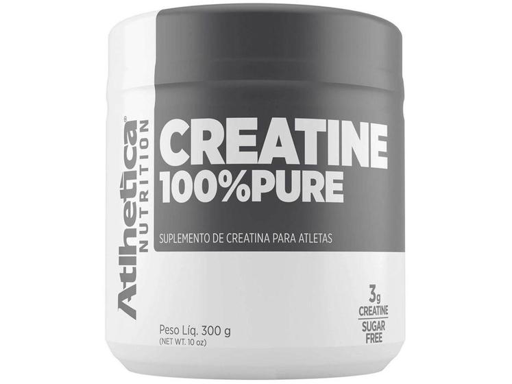 Imagem de Creatina Mono-hidratada Atlhetica Nutrition  - 100% Pure em Pó 300g sem Sabor