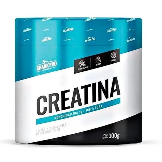 Imagem de Creatina monohidratada 100% pura (300g) shark pro