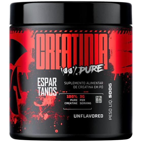 Creatina Monohidratada 100% Pura 500g - Espartanos - Aprovada Laudo ABENUTRI Menor preço em Creatina Monohidratada 100% Pura 500g - Espartanos - Aprovada Laudo ABENUTRI