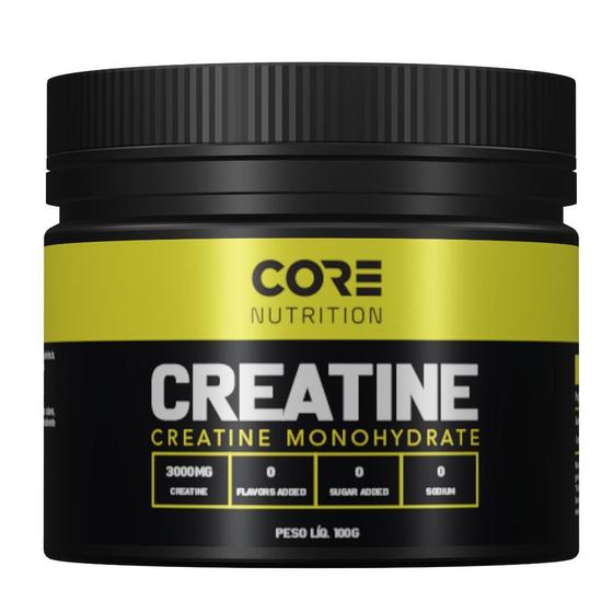 Creatina Monohidratada 100G Core Nutrition Creatina Magazine Luiza