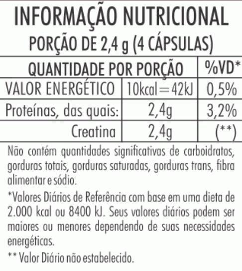 Imagem de Creatina Monohidratada (120 caps) - Padrão: Único