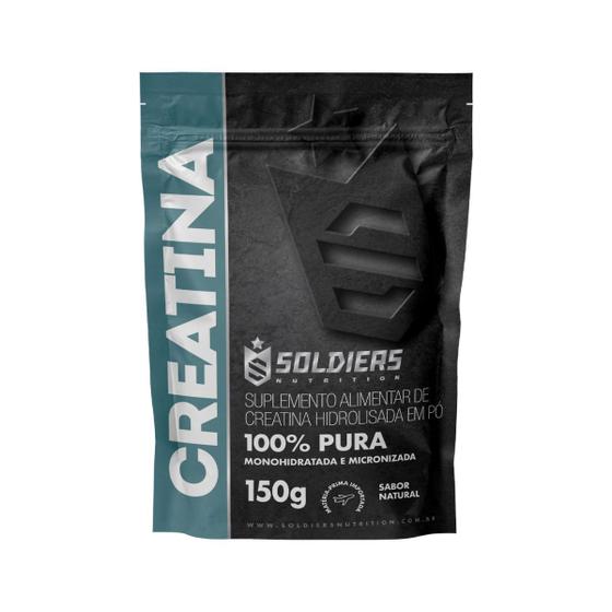 Creatina Monohidratada 150g - 100% Pura Importada - Soldiers Nutrition Menor preço em Creatina Monohidratada 150g - 100% Pura Importada - Soldiers Nutrition
