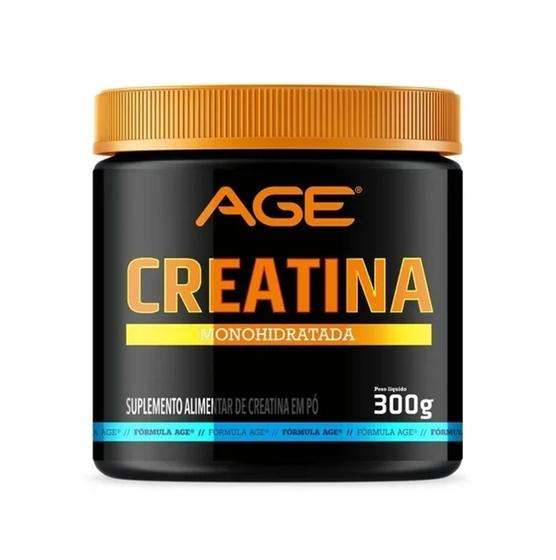 Creatina Monohidratada 300g Age Creatina Magazine Luiza