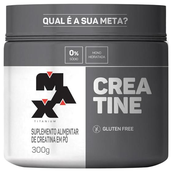Creatina MonoHidratada 300g - Max Titanium Imagem de Creatina MonoHidratada 300g - Max Titanium