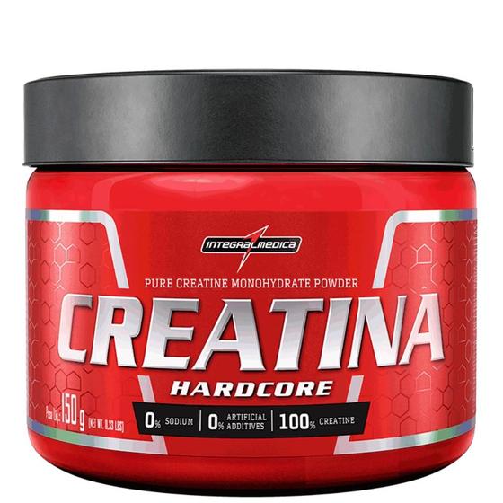 Creatina Monohidratada Hardcore 150g – Integralmédica – Integral Médica