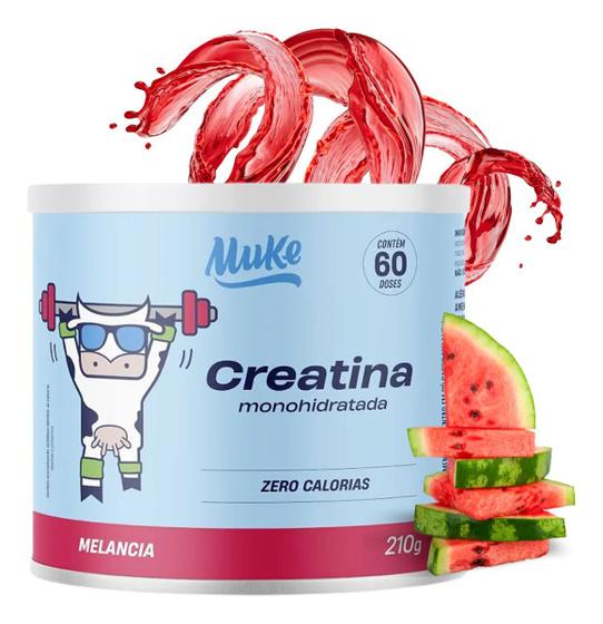 Imagem de Creatina Monohidratada Muke Mais Mu C/ Sabor 210g Lançamento