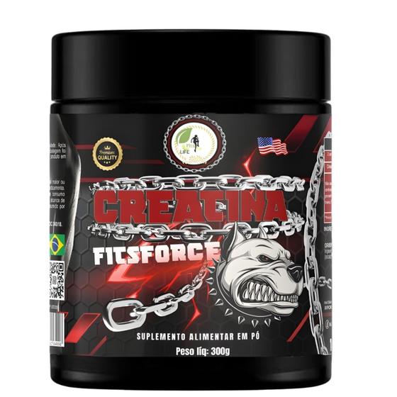 Imagem de Creatina Monohidratada Pura FitsForce - 300Gr - Fits Life