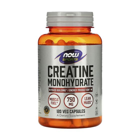 Imagem de Creatina Monohydrate 750mg 120 Cápsulas Now