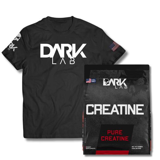 Imagem de Creatina Pura 1kg + Camiseta Dark Lab