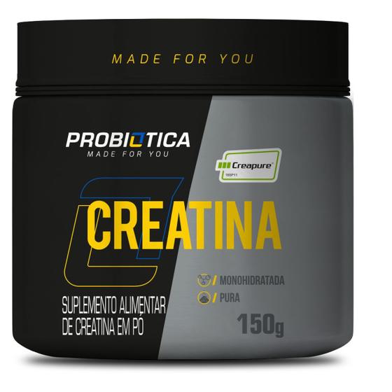 Creatina Pura Monohidratada com Selo Creapure Pote 150g - Probiótica Menor preço em Creatina Pura Monohidratada com Selo Creapure Pote 150g - Probiótica