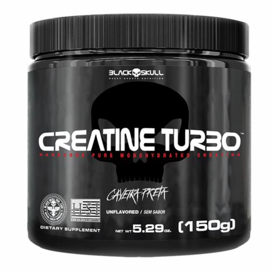 Imagem de Creatina Turbo 150g Monohidratada Black Skull