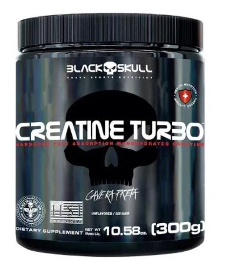 Imagem de Creatina Turbo 300G creatine monohidratada - BLACK SKULL