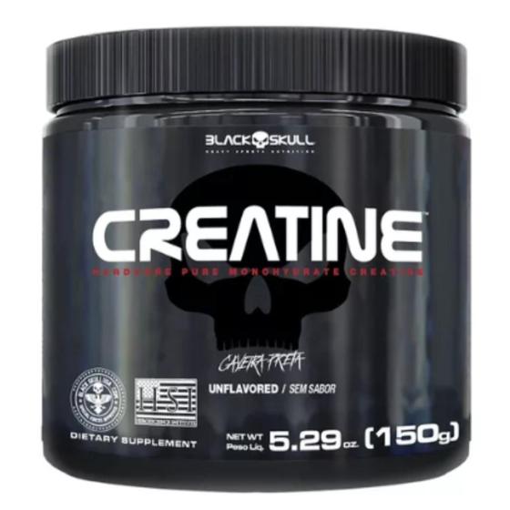 Imagem de Creatina Turbo Black Skull Sem Sabor 150G