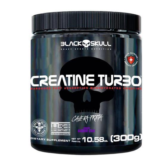 Imagem de Creatina turbo black skull uva 300g