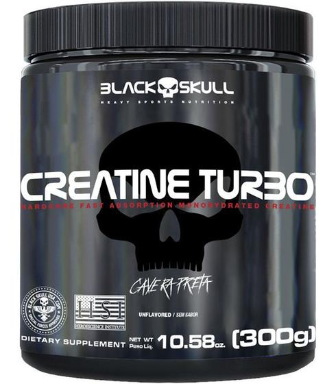 Creatina Turbo Monohidratada 300g (Creatine) - BlackSkull é boa?
