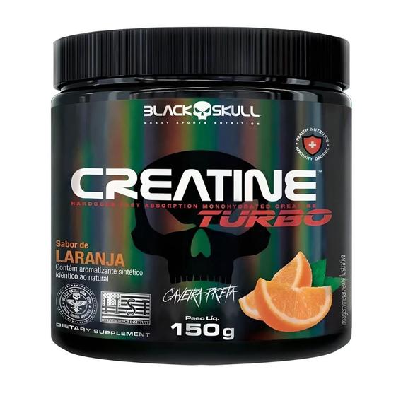 Imagem de Creatina Turbo Pote 150g - Black Skull