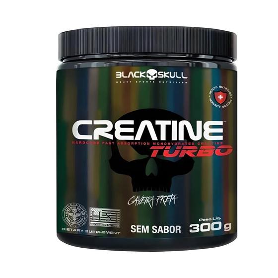 Creatina Turbo Pote 300g - Black Skull é boa?
