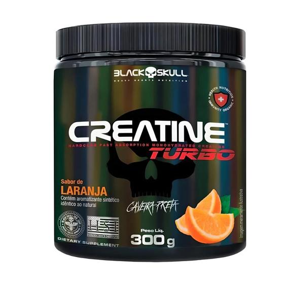 Creatina Turbo Pote 300g - Black Skull é boa?