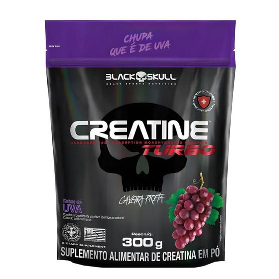 Imagem de Creatina Turbo Refil 300g - Black Skull