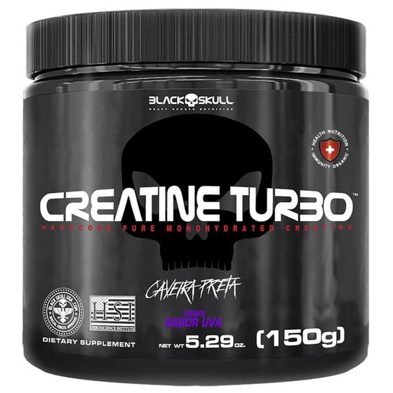 Imagem de Creatina Turbo (Saborizada) Black Skull - 150g