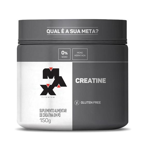 Imagem de Creatine Max 150g Max Titanium - Ideal p/ Aumento da Massa Muscular e Explosão